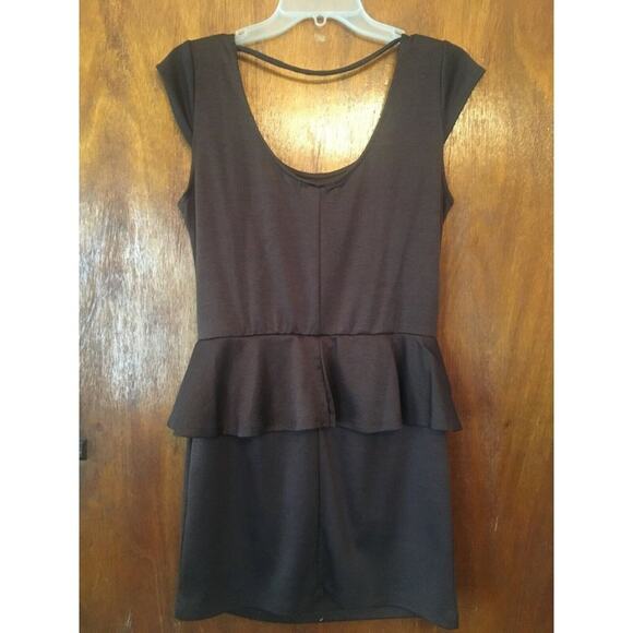 Delirious Dress Brown Medium M - Picture 3 of 5